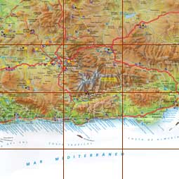 Mapa Provincia Granada