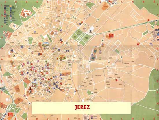 Jerez Street map