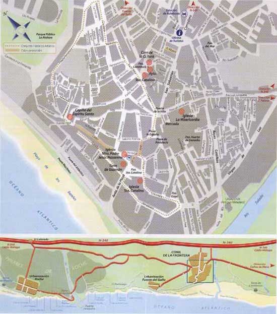 Mapa Callejero de Conil