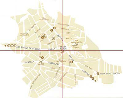 Mapa callejero de Osuna